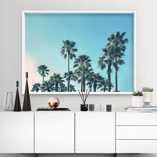 California Tropical Palms Landscape - Art Print - Ozark Home