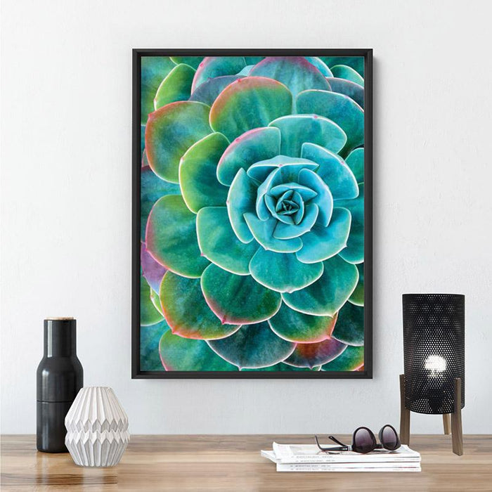 Succulent with Rainbow Tips - Art Print - Ozark Home