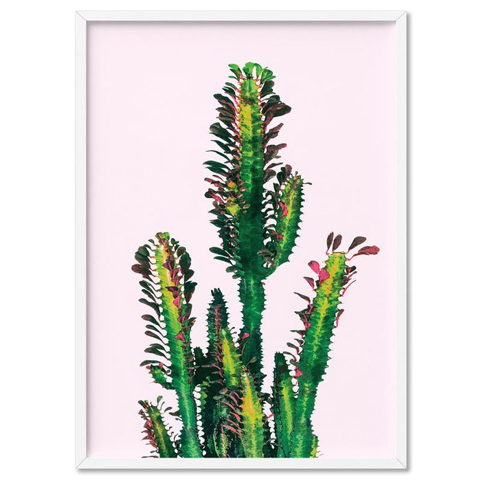 Cactus Succulent Tower - Art Print - Ozark Home