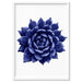 Indigo Succulent I - Art Print - Ozark Home