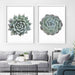 Succulent I - Art Print - Ozark Home