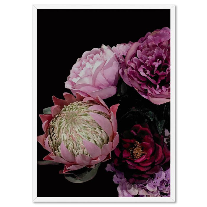 Dark Floral I - Art Print - Ozark Home