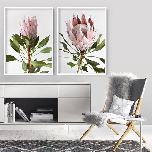 Queen Protea Portrait - Art Print - Ozark Home