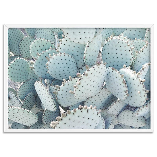 Prickly Pear / Beavertail Cactus in Pastel - Art Print, Wall Art, Ozark Home 