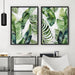 Tropical Palm & Banana Leaves Foliage in Watercolour I - Art Print, Wall Art, Ozark Home 