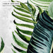 Tropical Palm & Banana Leaves Foliage in Watercolour II - Art Print, Wall Art, Ozark Home 