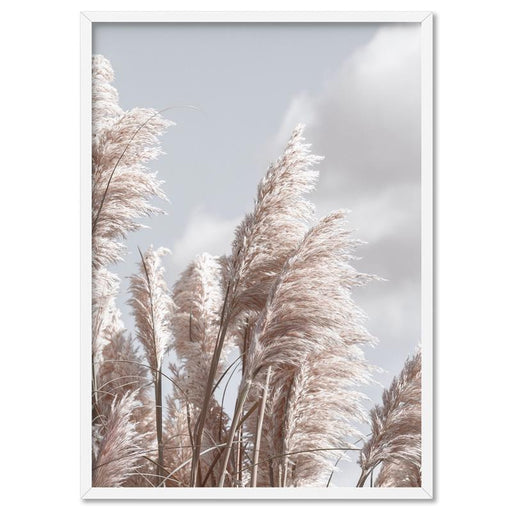 Pampas Grass I in Pastels - Art Print, Wall Art, Ozark Home 