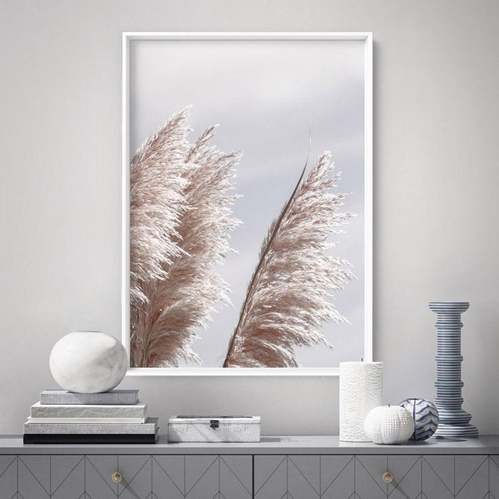 Pampas Grass II in Pastels - Art Print, Wall Art, Ozark Home 