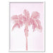 Pink Coastal Palm Tree - Art Print, Wall Art, Ozark Home 