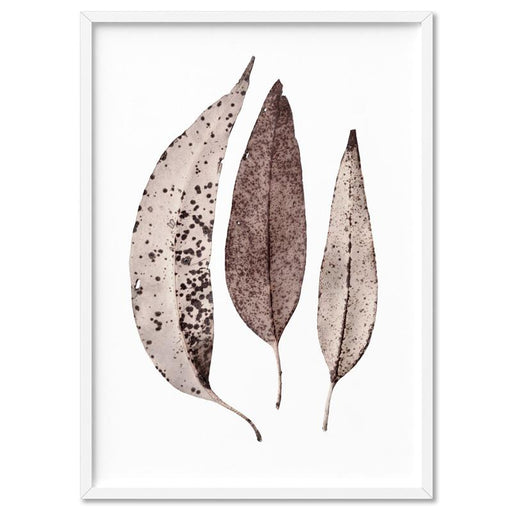 Dried Leaves in Natural Tones - Art Print, Wall Art, Ozark Home 