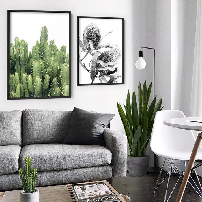 Cactus Towers / African Milk Tree - Art Print, Wall Art, Ozark Home 