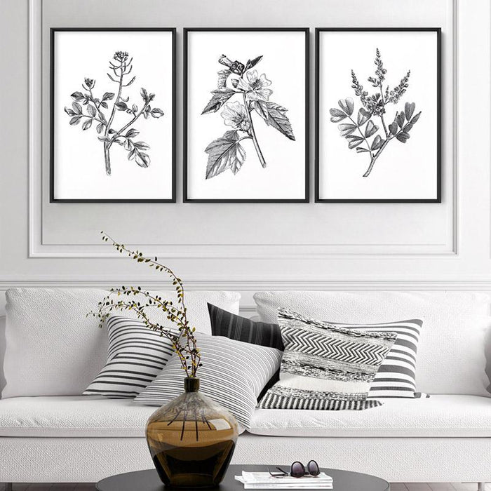 Botanical Floral Illustration I - Art Print, Wall Art, Ozark Home 