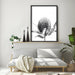 Banksia Flower Black and White - Art Print, Wall Art, Ozark Home 