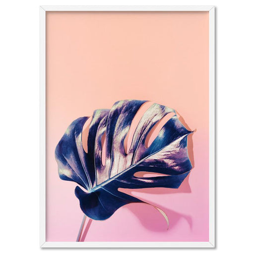 High Fashion Monstera in Holographic - Art Print, Wall Art, Ozark Home 