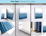 Ocean Vibrance in Blues - Art Print, Wall Art, Ozark Home 
