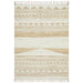 Pachar Natural & White Combined Tribal Pattern Flatwoven Jute Rug, Rugs, Ozark Home 
