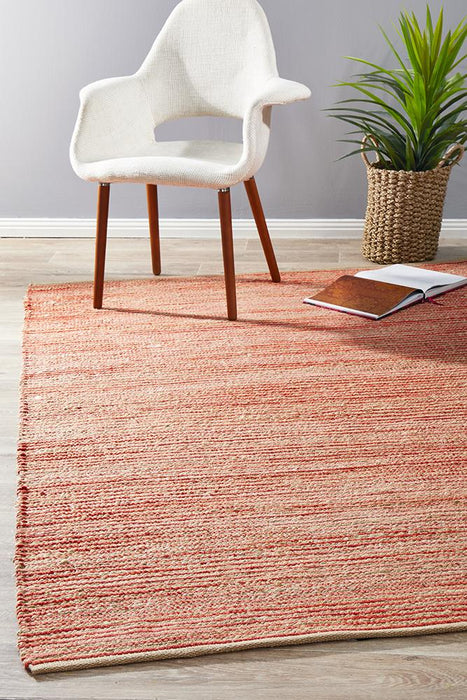 Pachar Coral Textured Flatwoven Jute Rug, Rugs, Ozark Home 