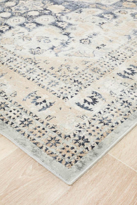 Pendik Blue Esquire Brushed Vintage Rug, Rugs, Ozark Home 