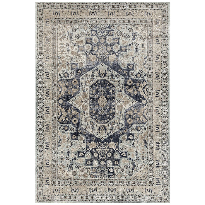 Pendik Blue Esquire Brushed Vintage Rug, Rugs, Ozark Home 