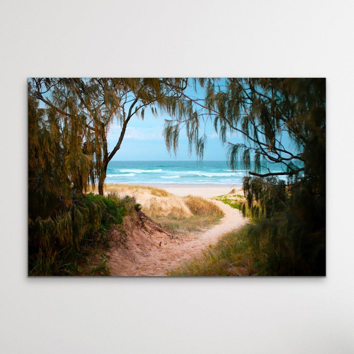 Peregian Beach - Sunshine Coast Photographic Beach Print on Canvas or Paper