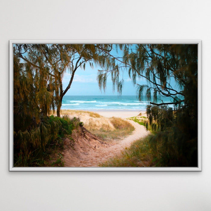 Peregian Beach - Sunshine Coast Photographic Beach Print on Canvas or Paper