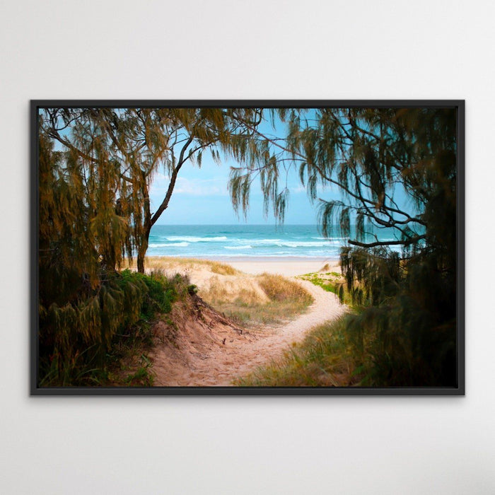 Peregian Beach - Sunshine Coast Photographic Beach Print on Canvas or Paper