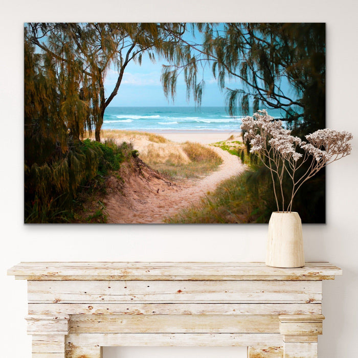 Peregian Beach - Sunshine Coast Photographic Beach Print on Canvas or Paper