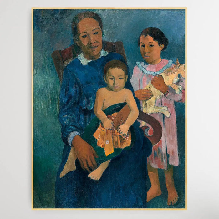 Polynesian Woman with Children (1901) by Paul Gauguin, Wall Art, Ozark Home 