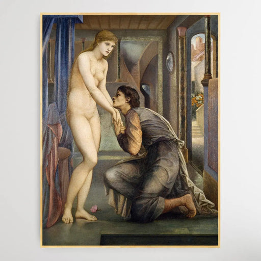 Pygmalion and the Image - The Soul Attains (1878) by Sir Edward Burne Jones, Wall Art, Ozark Home 