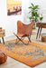 Reyhanli Vivid Rust Transitional Medallion Contemporary Rug, Rugs, Ozark Home 