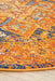 Reyhanli Vivid Rust Round Transitional Medallion Contemporary Rug, Rugs, Ozark Home 