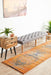 Reyhanli Vivid Rust Transitional Medallion Contemporary Runner Rug, Rugs, Ozark Home 