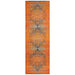 Reyhanli Vivid Rust Transitional Medallion Contemporary Runner Rug, Rugs, Ozark Home 