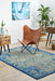 Reyhanli Royal Blue Transitional Yellow Medallion Contemporary Rug, Rugs, Ozark Home 