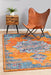 Reyhanli Vivid Rust Transitional Floral Mandala Contemporary Rug, Rugs, Ozark Home 