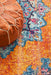 Reyhanli Vivid Rust Transitional Floral Mandala Contemporary Rug, Rugs, Ozark Home 