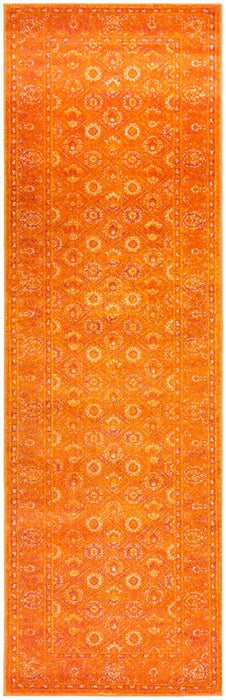 Reyhanli Burnt Orange Transitional Muted Floral Contemporary Rug, Rugs, Ozark Home 