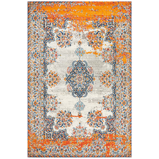 Reyhanli Bone Transitional Diamond Medallion Contemporary Rug, Rugs, Ozark Home 