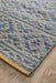 Raipur Blue & Natural Bohemian Diamond Handwoven Wool Rug, Rugs, Ozark Home 