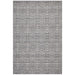 Raipur Graphite & Cobolt Blue Geometric Motif Handwoven Wool Rug, Rugs, Ozark Home 