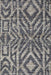 Raipur Graphite & Cobolt Blue Geometric Motif Handwoven Wool Rug, Rugs, Ozark Home 