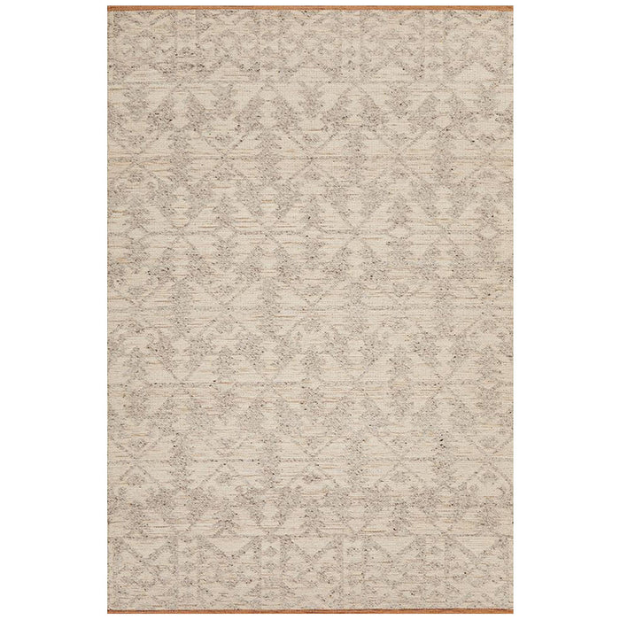 Raipur Rust & Natural Bohemian Tribal Pattern Handwoven Wool Rug, Rugs, Ozark Home 