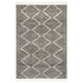 Serik Grey & White Moroccan Zigzag Plush Contemporary Rug, Rugs, Ozark Home 