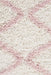 Serik White & Pink Moroccan Zigzag Plush Contemporary Runner Rug, Rugs, Ozark Home 