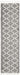 Serik Silver & White Moroccan Zigzag Plush Contemporary Rug, Rugs, Ozark Home 