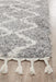 Serik Silver & White Moroccan Zigzag Plush Contemporary Runner Rug, Rugs, Ozark Home 