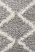 Serik Silver & White Moroccan Zigzag Plush Contemporary Runner Rug, Rugs, Ozark Home 