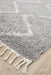 Serik Silver & White Moroccan Zigzag Plush Contemporary Rug, Rugs, Ozark Home 