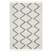 Serik White & Black Moroccan Zigzag Plush Contemporary Rug, Rugs, Ozark Home 