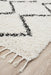 Serik White & Black Moroccan Zigzag Plush Contemporary Rug, Rugs, Ozark Home 